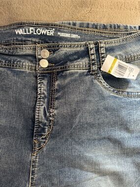 Wallflower Light Blue Bootcut Jeans with Double Button Waist